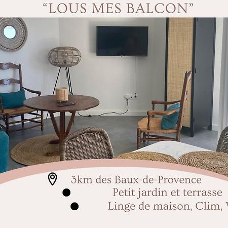 "Lou Mes" Les Baux Balcon Apartment Exterior foto