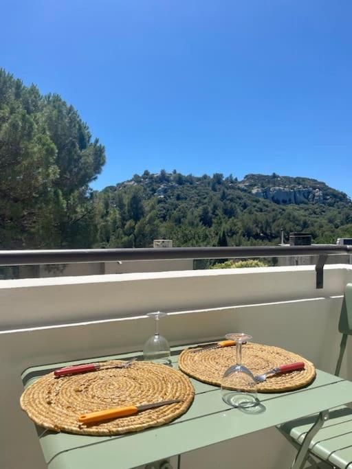 "Lou Mes" Les Baux Balcon Apartment Exterior foto